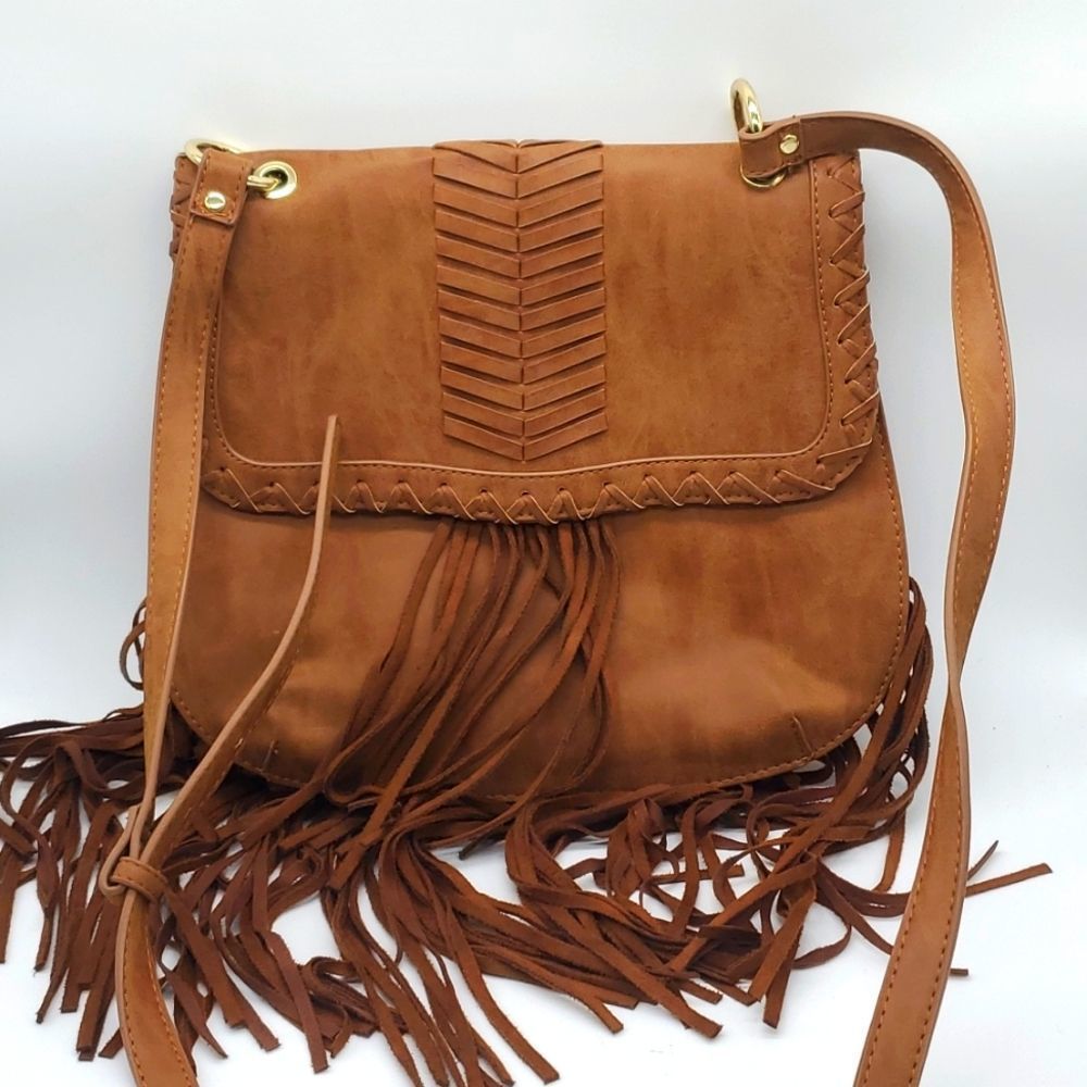 COPY - Steve Madden fringe leather shoulder bag, southwest vibe